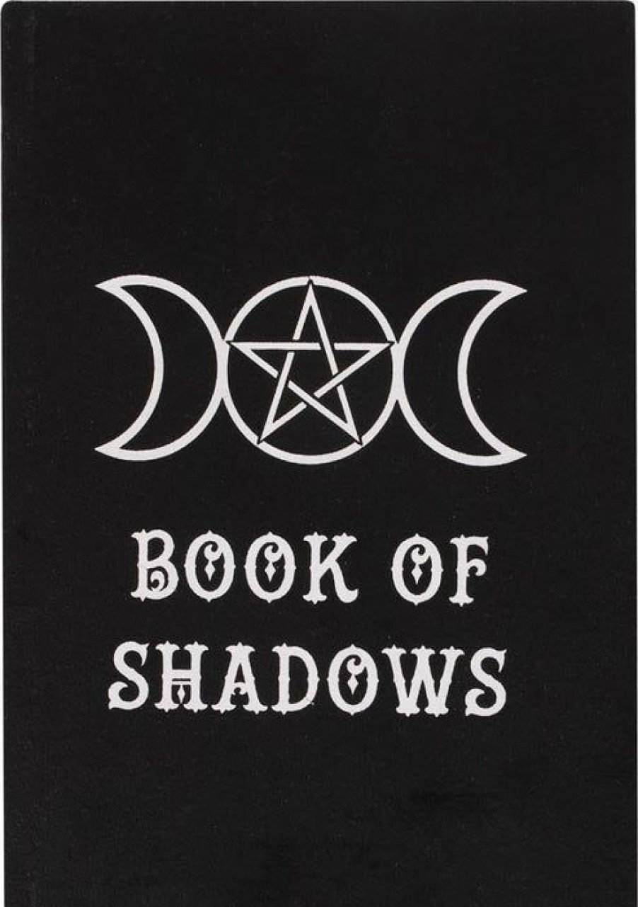 Homewares * | Best Deal Gothic Gifts Gothic Homewares Book Of Shadows Velvet | A5 Notebook*