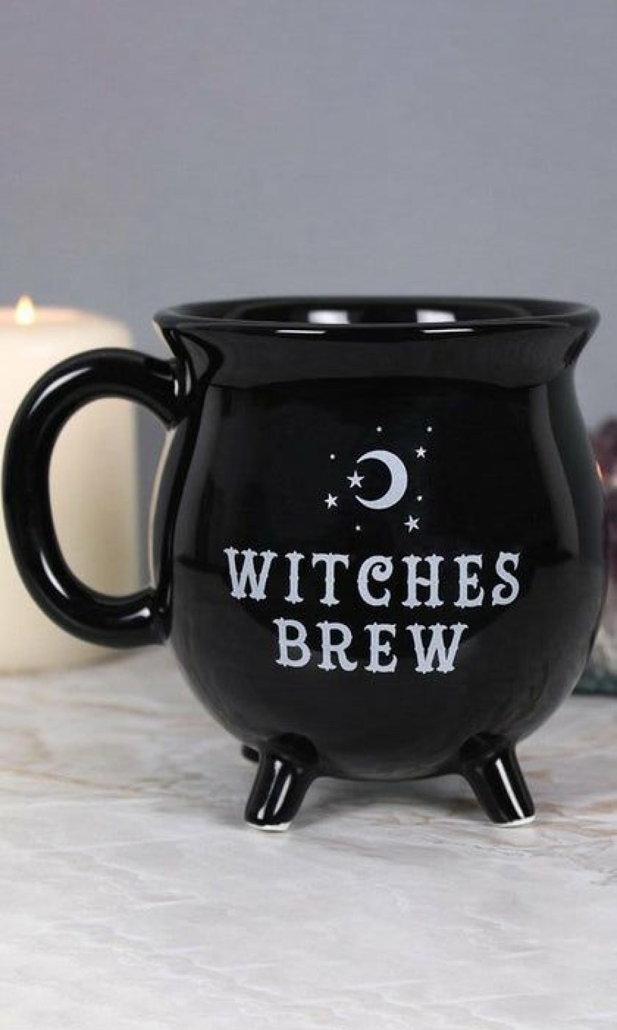 Homewares * | Top 10 Gothic Gifts Gothic Homewares Witches Brew Cauldron | Mug