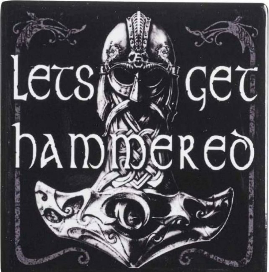 Homewares * | Best Pirce Alchemy Gothic Gothic Homewares Let'S Get Hammered | Coaster*