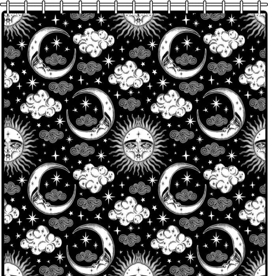 Homewares * | Buy Too Fast Apparel Gothic Homewares Xtra Celestial | Shower Curtain