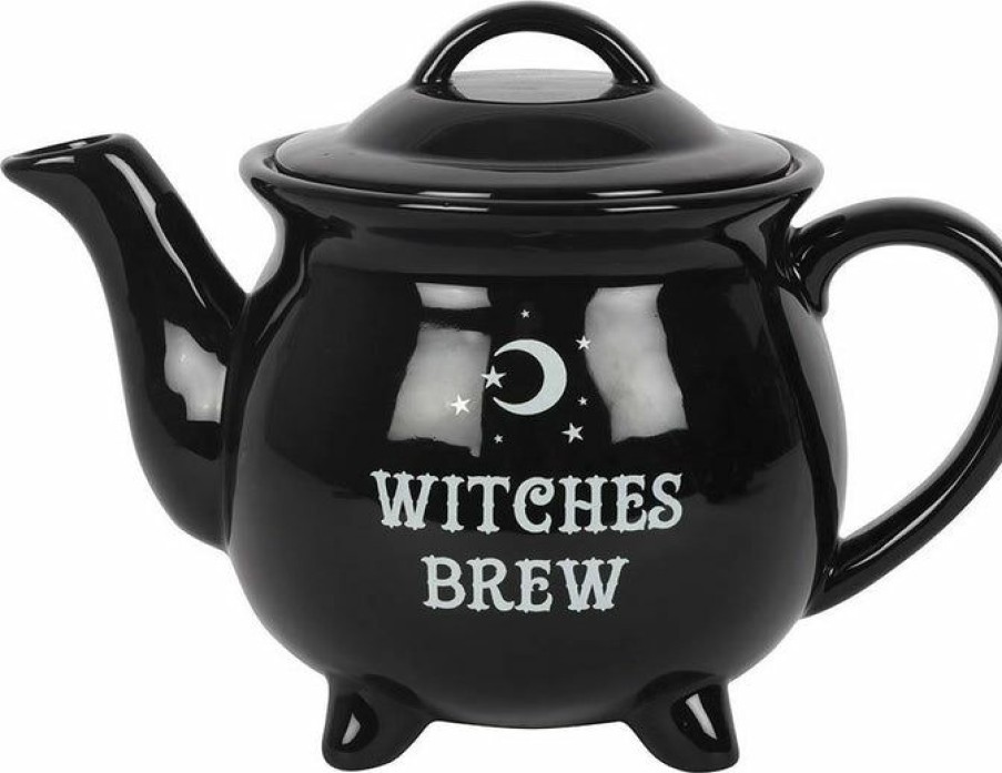 Homewares * | Wholesale Gothic Gifts Gothic Homewares Witches Brew | Tea Set