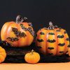 Styles * | Budget Gothic Gifts Spooky Bats | Pumpkin Decor Set*