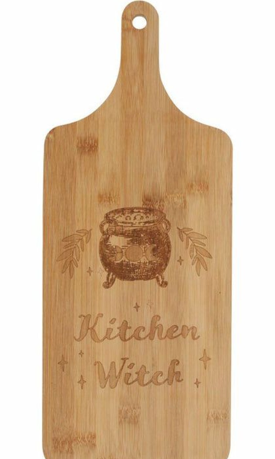 Styles * | Top 10 Gothic Gifts Witchcraft Kitchen Witch | Wooden Chopping Board