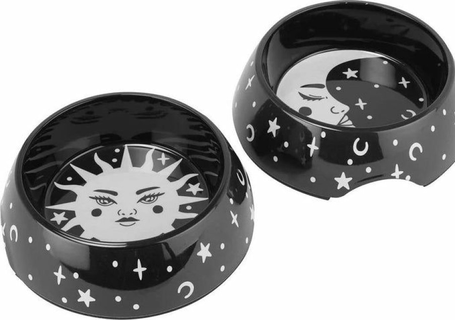 Homewares * | Hot Sale Killstar Gothic Homewares Cosmic | Pet Bowls"