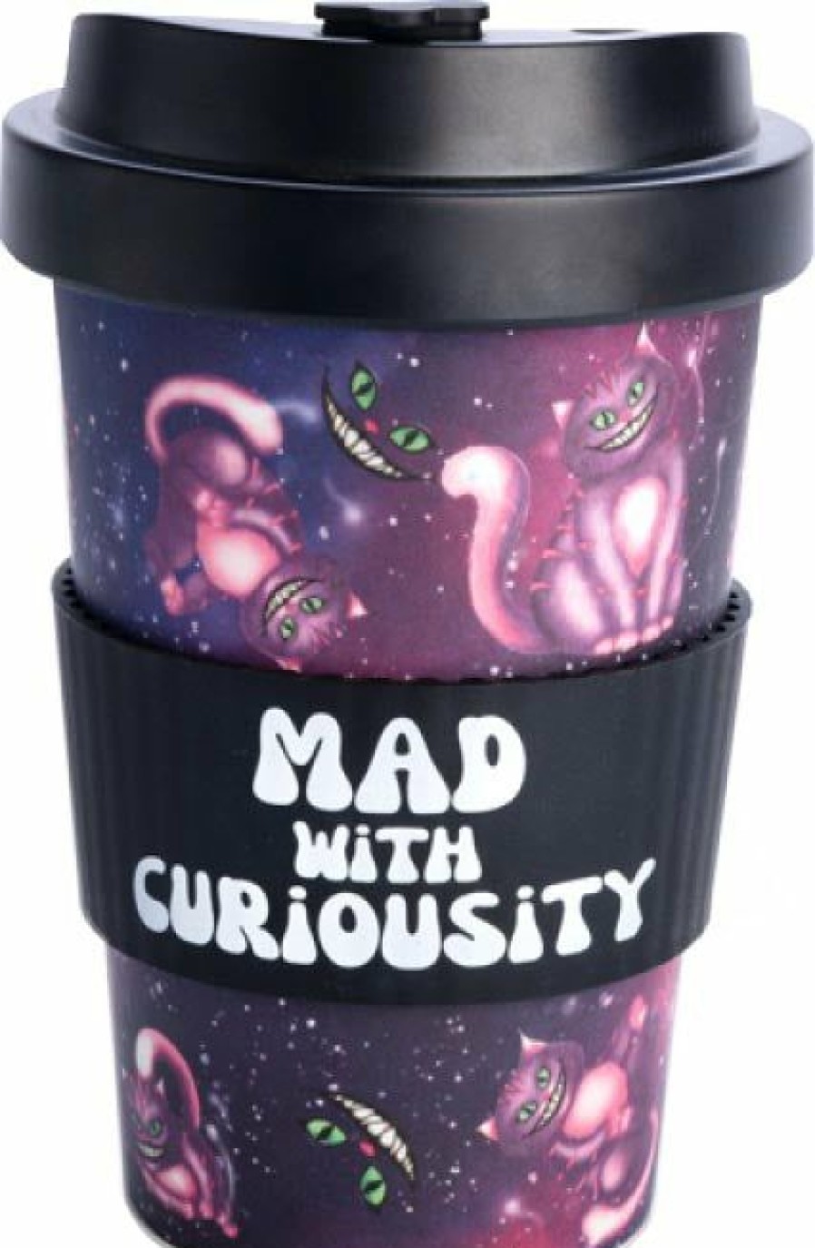 Pop Culture * | Cheapest Homewares Alice In Wonderland Mad Cat Eco-To-Go | Bamboo Cup