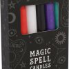 Homewares * | Buy Magic Spell Candles Gothic Homewares Mixed Spell | Candles [Pack Of 12]