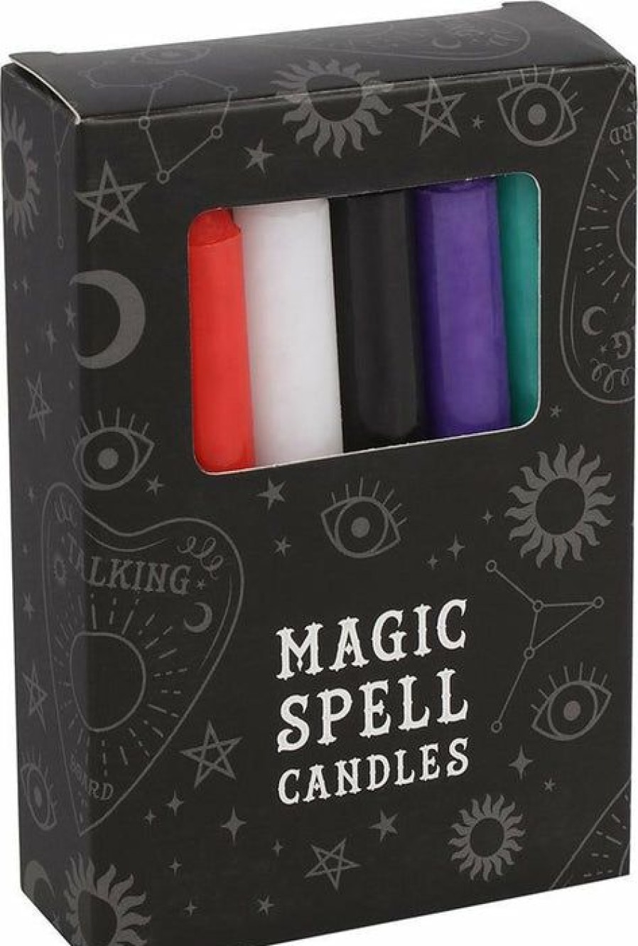 Homewares * | Buy Magic Spell Candles Gothic Homewares Mixed Spell | Candles [Pack Of 12]