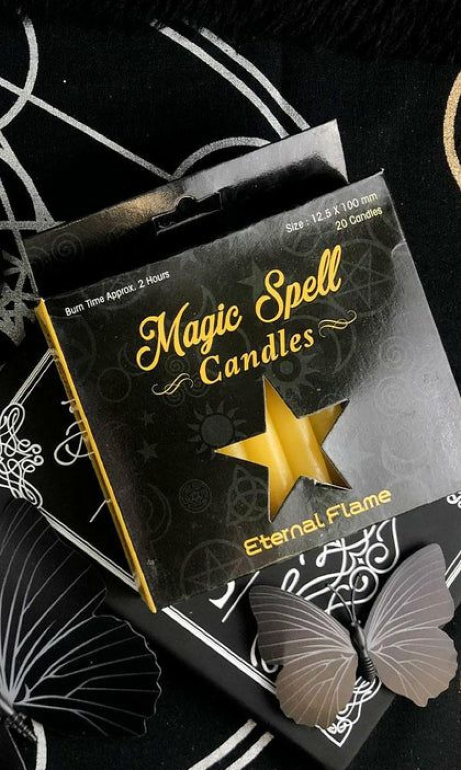 Homewares * | Best Deal Magic Spell Candles Gothic Homewares Eternal Flame [Yellow] | Spell Candle