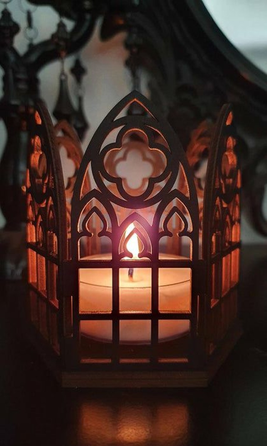 Homewares * | Best Pirce Wixcraft Candles Gothic Homewares Cathedral | Tealight Holder