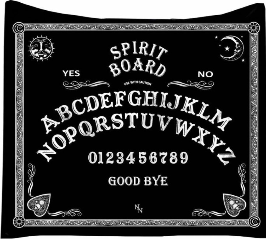 Homewares * | Coupon Nemesis Now Gothic Homewares Spirit Board | Throw Blanket